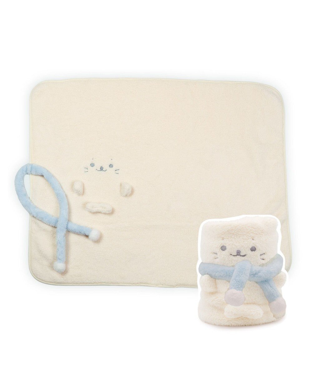 Mother garden しろたん マフラー くるっとひざ掛け 