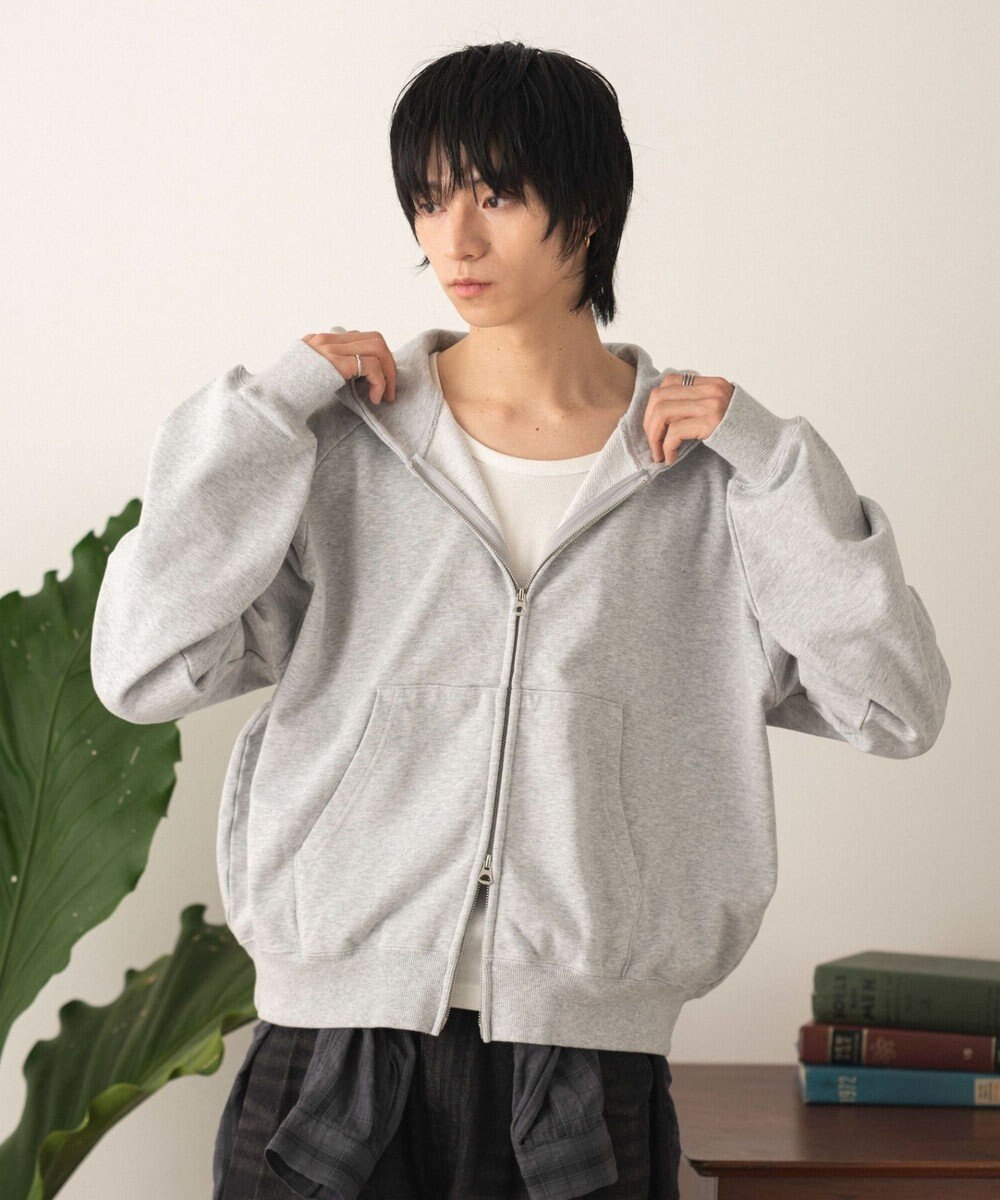 WEGO ショートZIPパーカー 