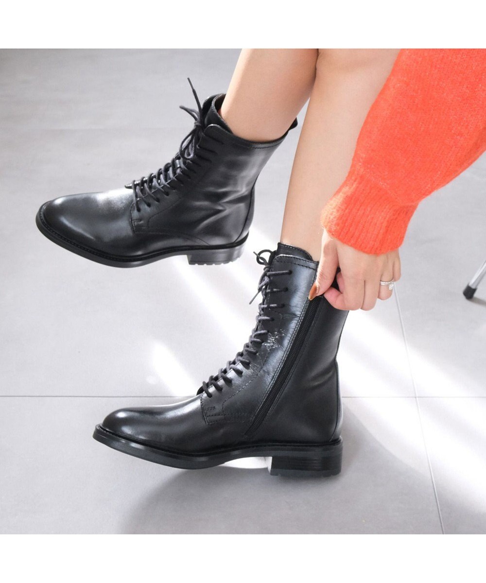 Pointer 本革レースアップブーツ 