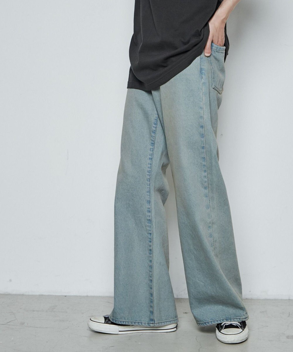 WEGO ルーズフィットフレアパンツ 