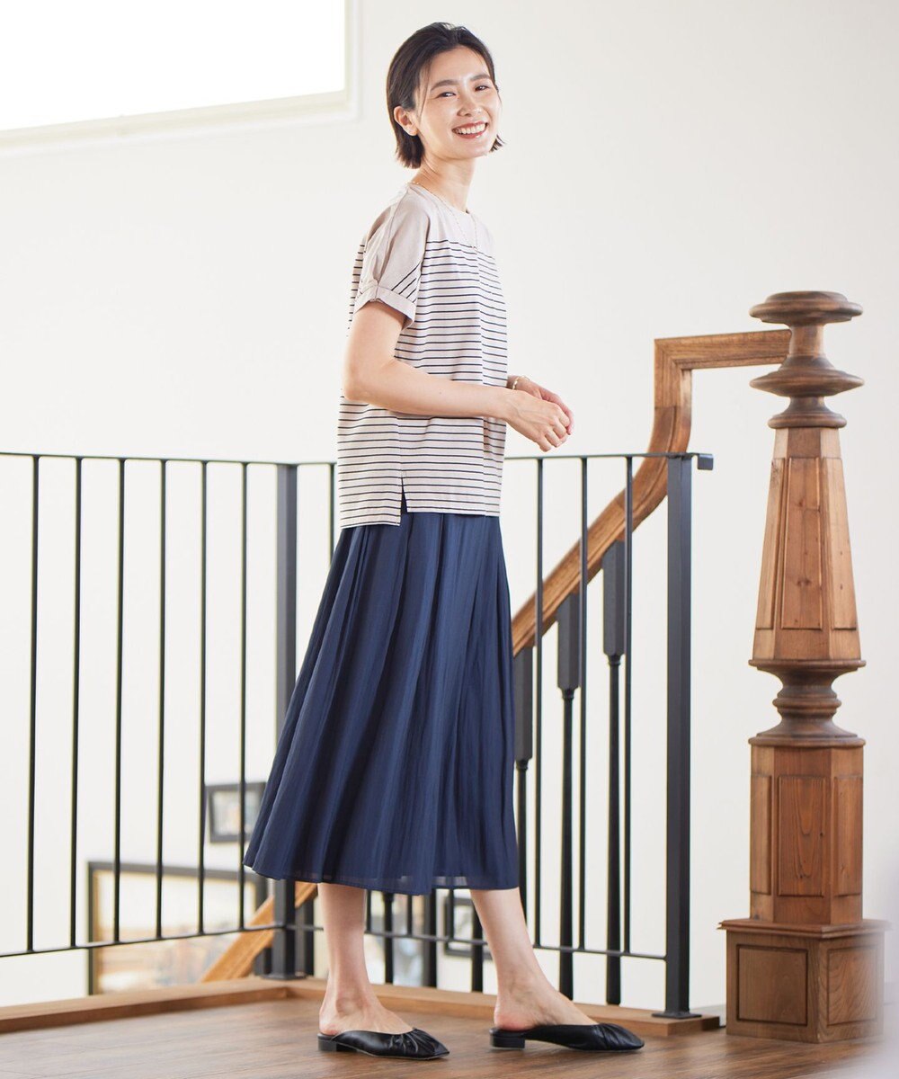 J.PRESS LADIES 【3way】チェーンラリエット ネックレス 