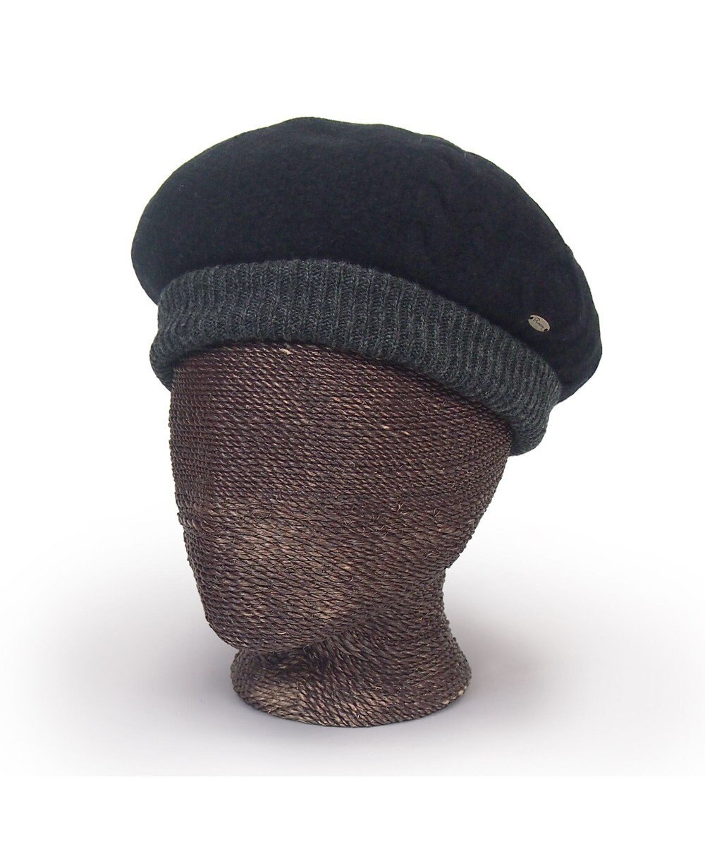 ATRENA 【日本製】Cableberet　ケーブル編みベレー帽 