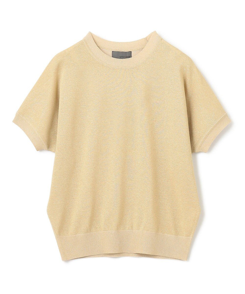 uncrave 【手洗い可】シアー ラメ ニットプルオーバー（uncrave STANDARD） 