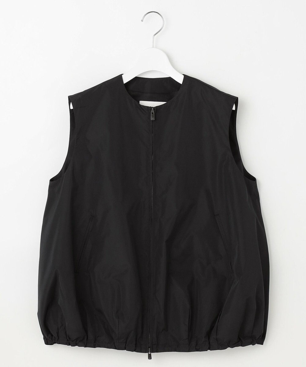 23区 【エステータ】シルクブレンド ライトタフタ ジップアップ ベスト 