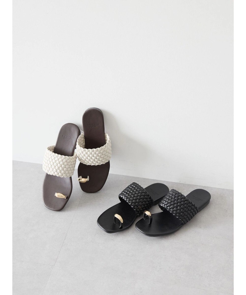 AMERICAN HOLIC リングトングメッシュサンダル 