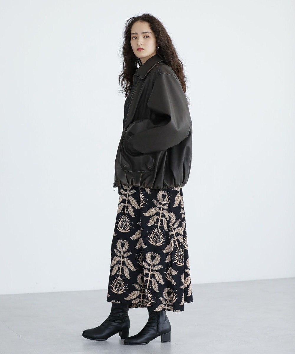 Green Parks ■ＥＳＣＡＲ　フェイクレザーバルーンブルゾン 