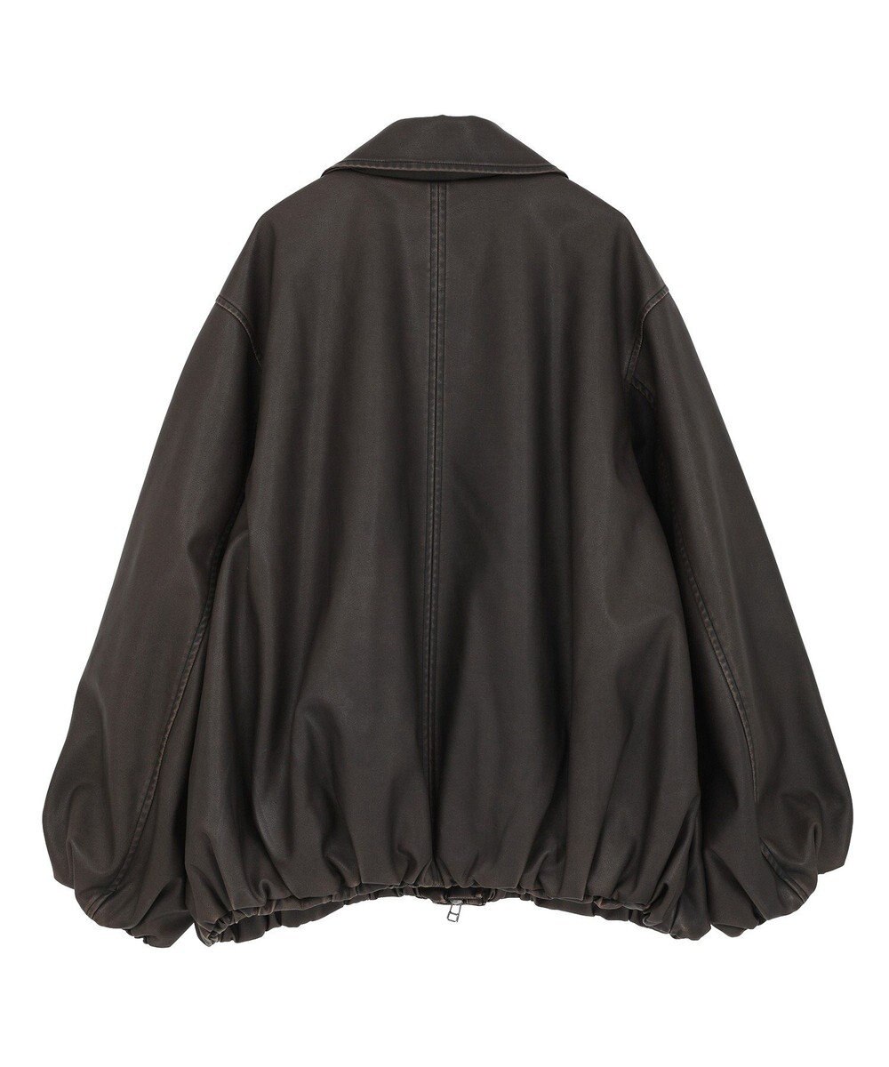Green Parks ■ＥＳＣＡＲ　フェイクレザーバルーンブルゾン 