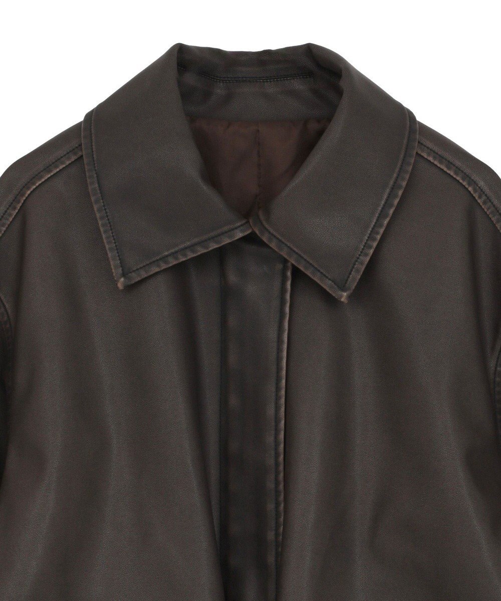 Green Parks ■ＥＳＣＡＲ　フェイクレザーバルーンブルゾン 