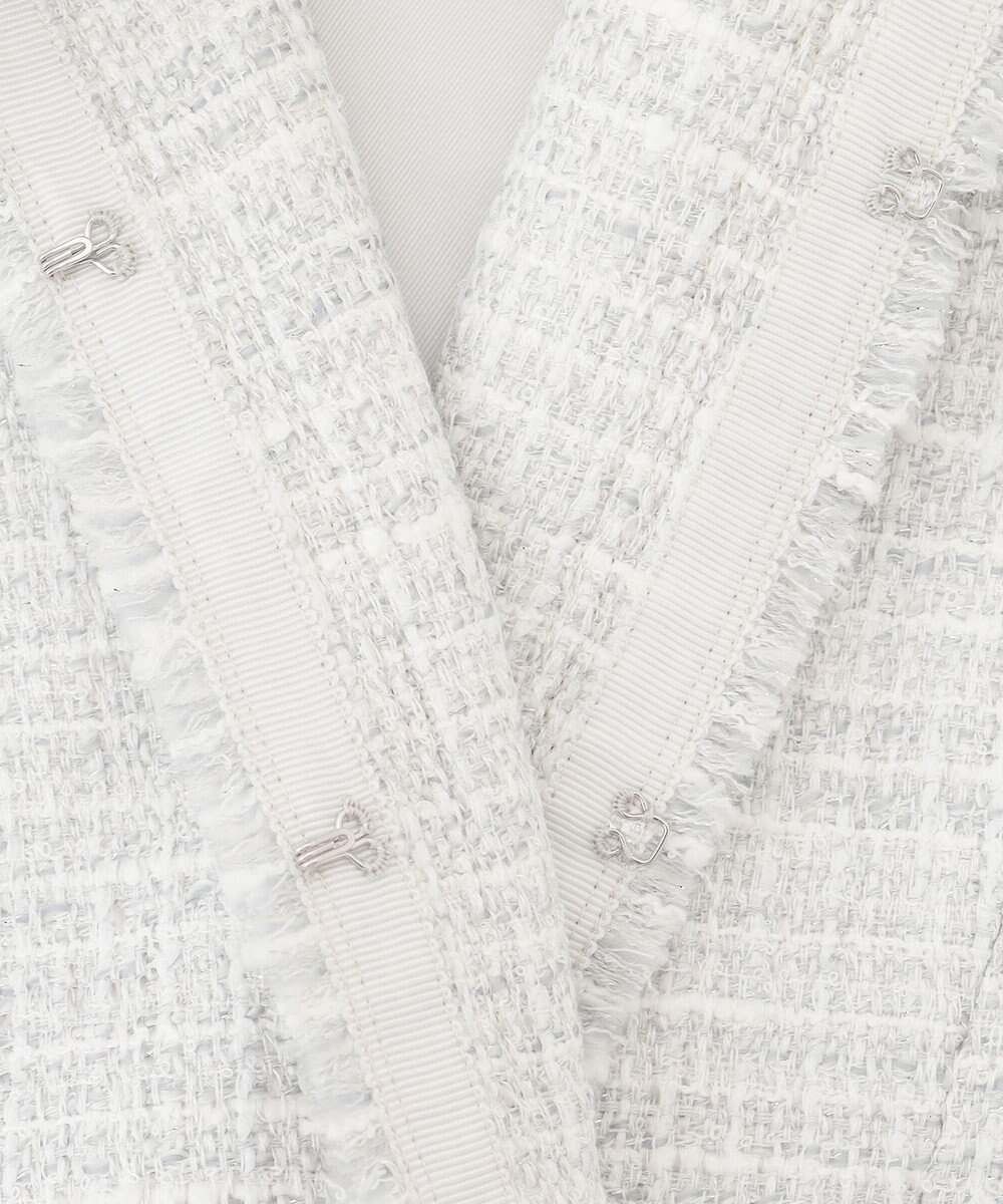 組曲 S 【KUMIKYOKU NAVY】ラメループモールツイード ジャケット 