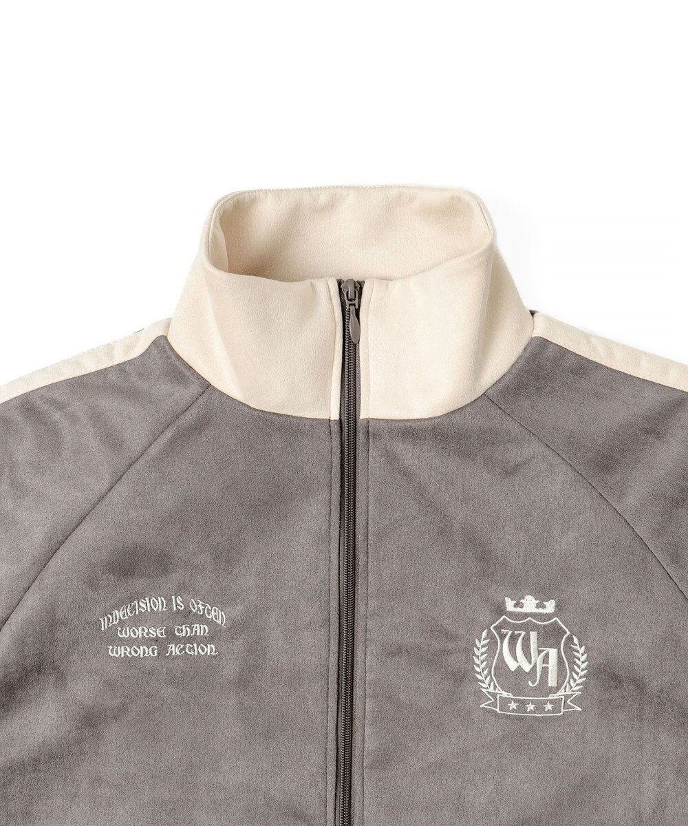 WEGO フェイクスウェードライントラックジャケット 