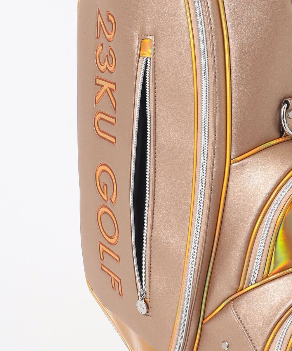 23区GOLF 主役級の華やかさ【UNISEX】ホログラム キャディバッグ 見た目・収納力・機能性抜群 ラウンドに最適！ 