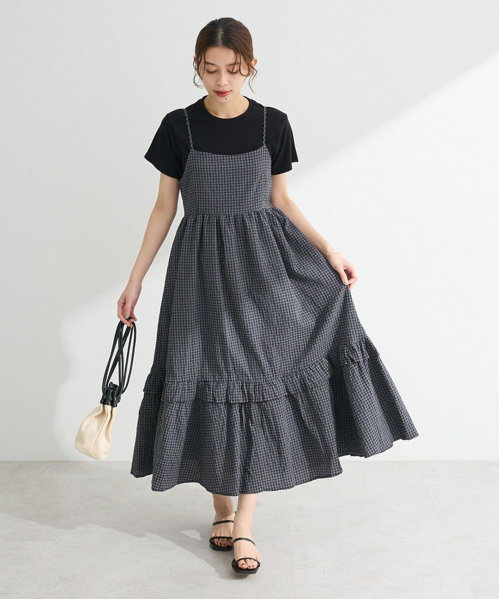 Green Parks ・ＥＬＥＮＣＡＲＥ　ＤＵＥ　ギンガムキャミワンピース 