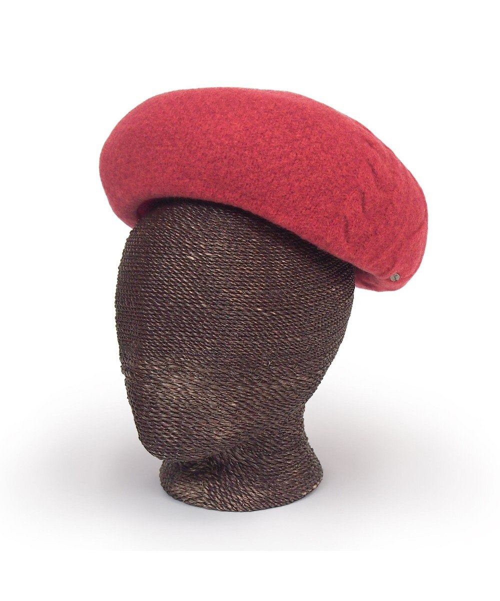 ATRENA 【日本製】Cableberet　ケーブル編みベレー帽 