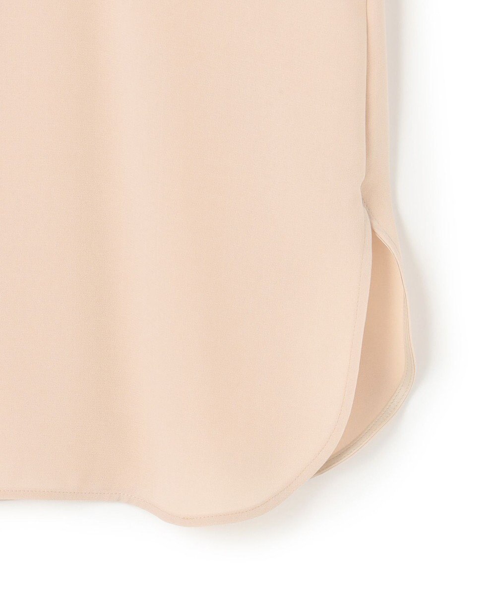 BEIGE， 【WEB限定・洗える】CLARION / バンドカラーフリルブラウス 