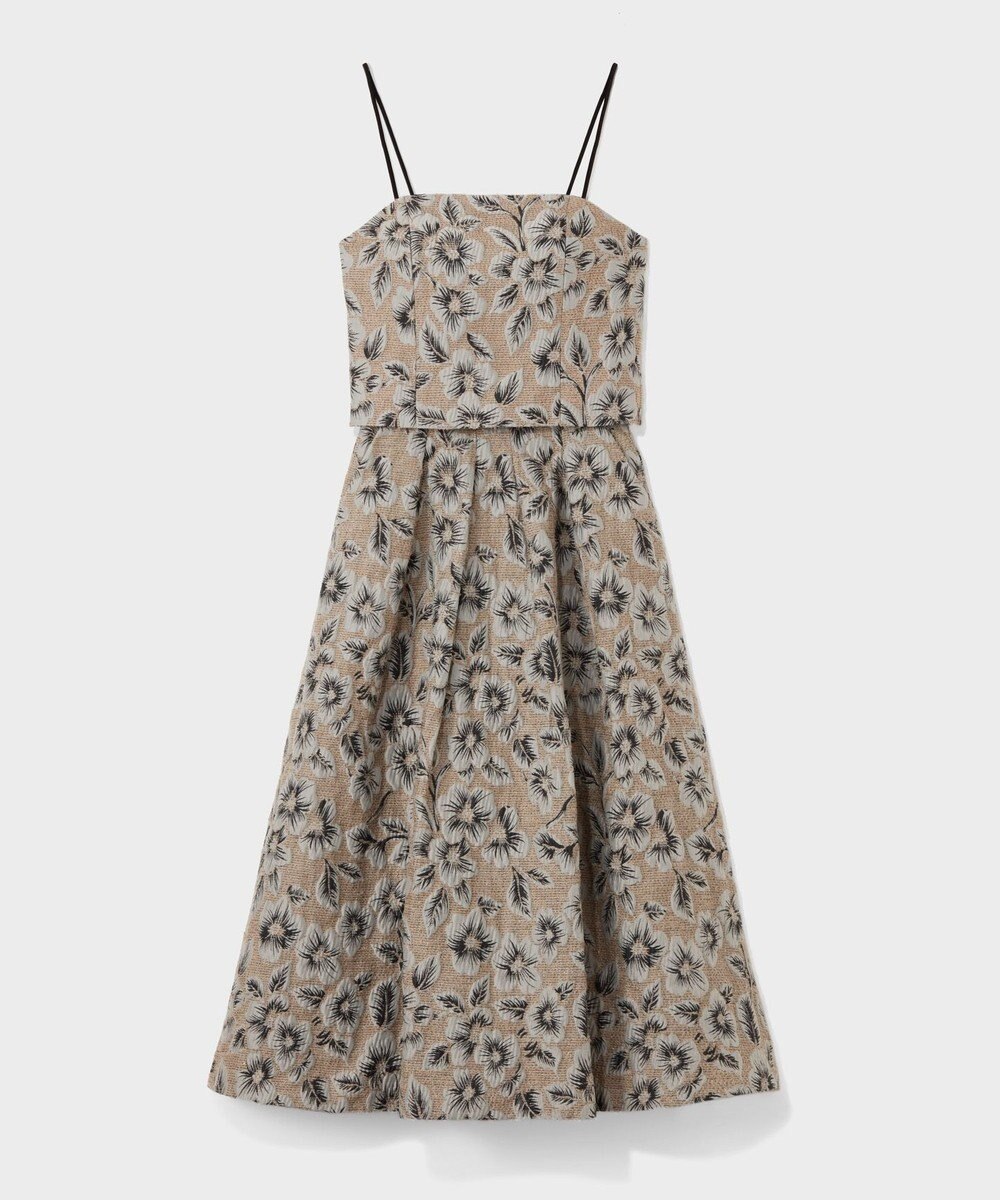 GRACE CONTINENTAL ボタニカルセパレートドレス 