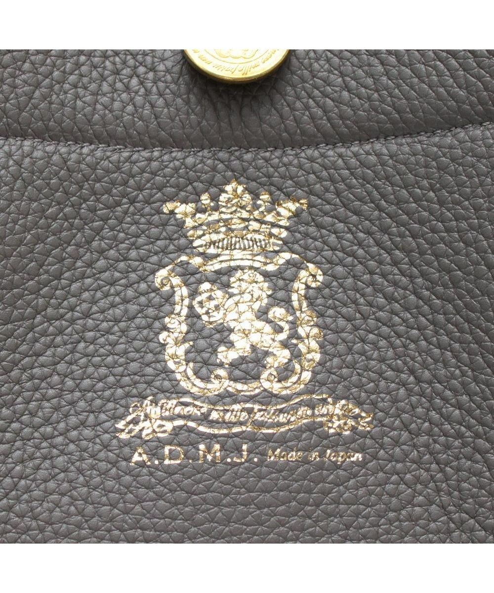 A.D.M.J. 【牛革】モーツァルト/スパニッシュレザーバイカラー金ボタントートM 