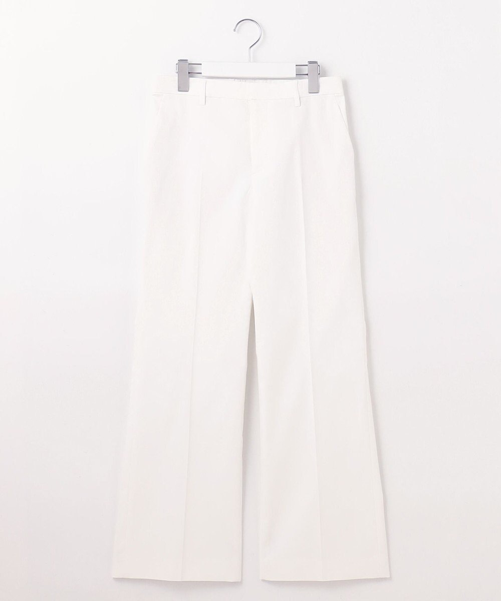 自由区 【接触冷感・UVカット・吸水速乾・洗える】シェルタリングオックスストレート パンツ 