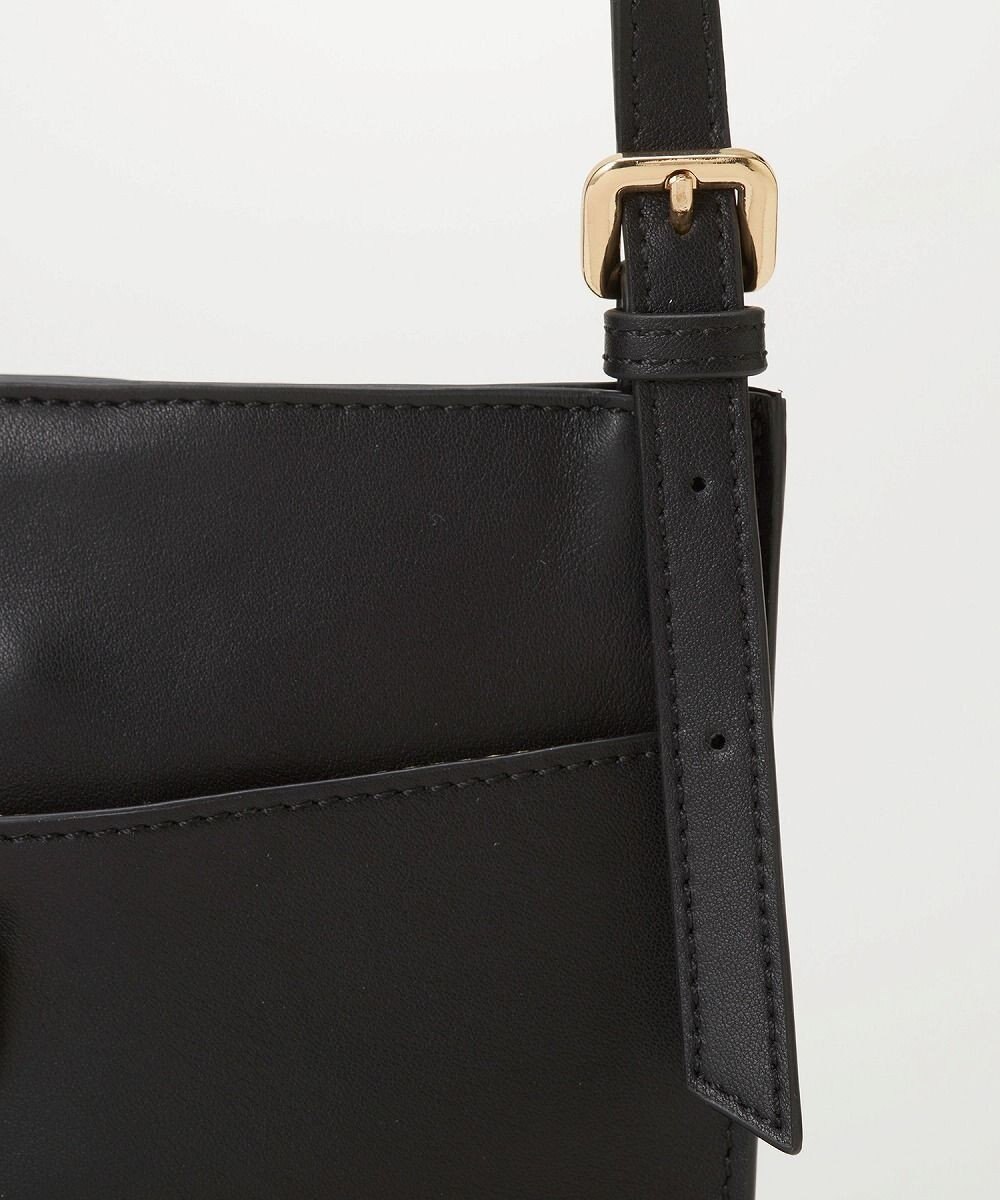 TOPKAPI 【TREASURE TOPKAPI】ベルトデザイン レザー フラット ショルダーバッグ 