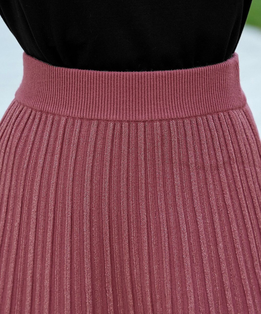 Tiaclasse ラメニットスカート 