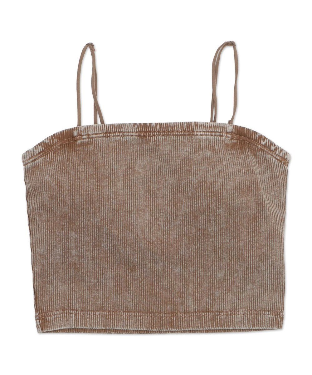 WEGO 【カップ付きインナー】ヴィンテージウォッシュカップインショートキャミ 