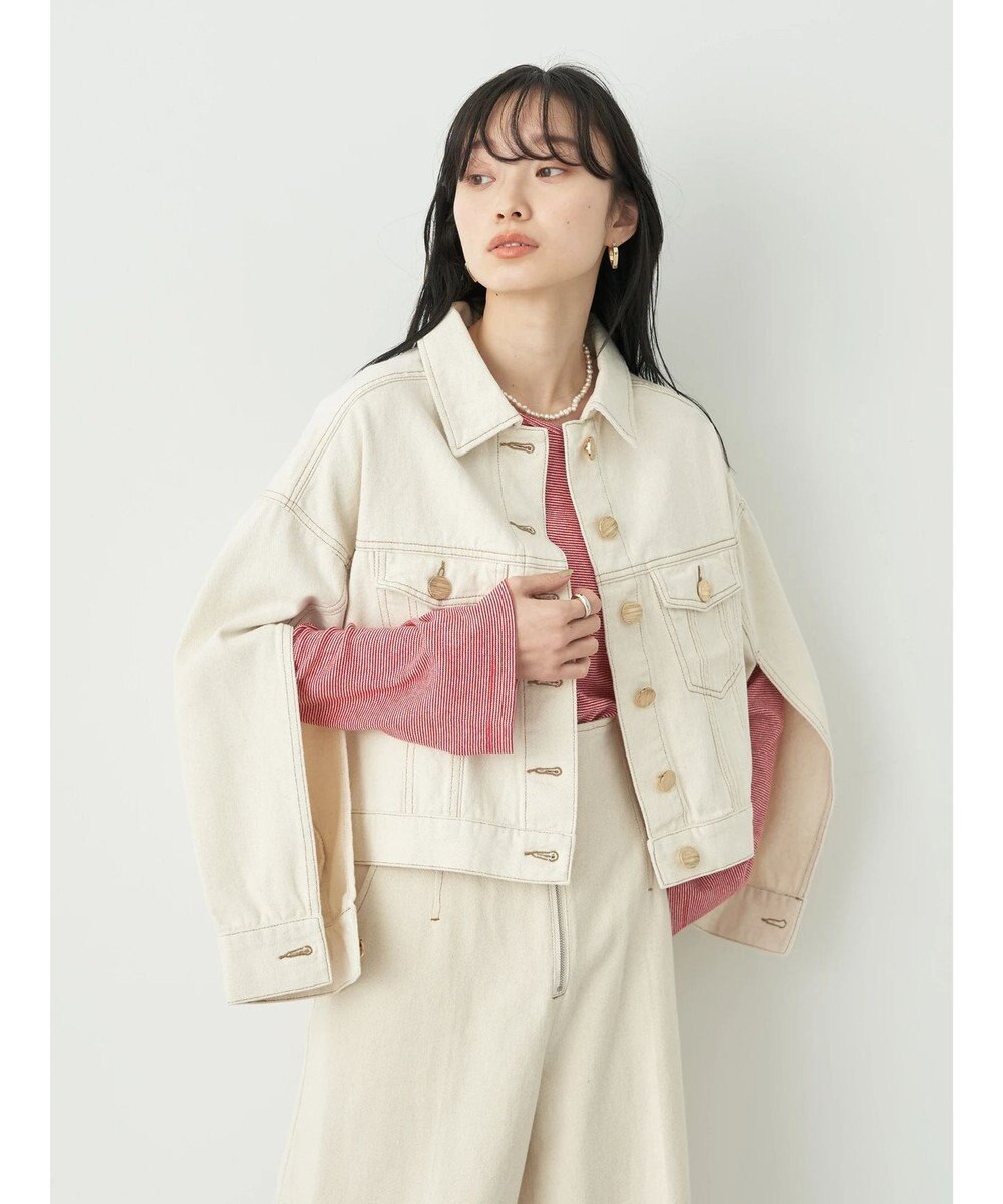 earth music&ecology マントスリーブＧジャン 