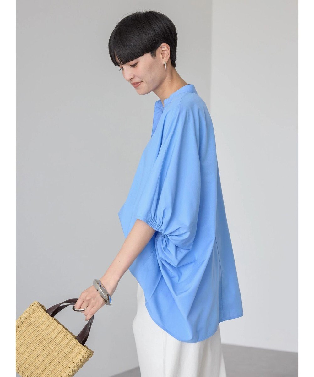 AMERICAN HOLIC 接触冷感＋ＵＶカット　ギャザースリーブブラウス 