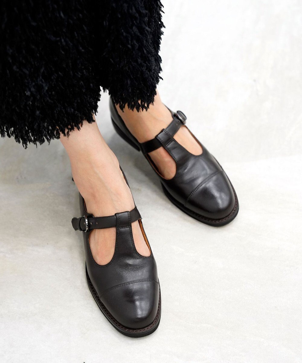 APOM イタリアンカーフ Tストラップシューズ 30 