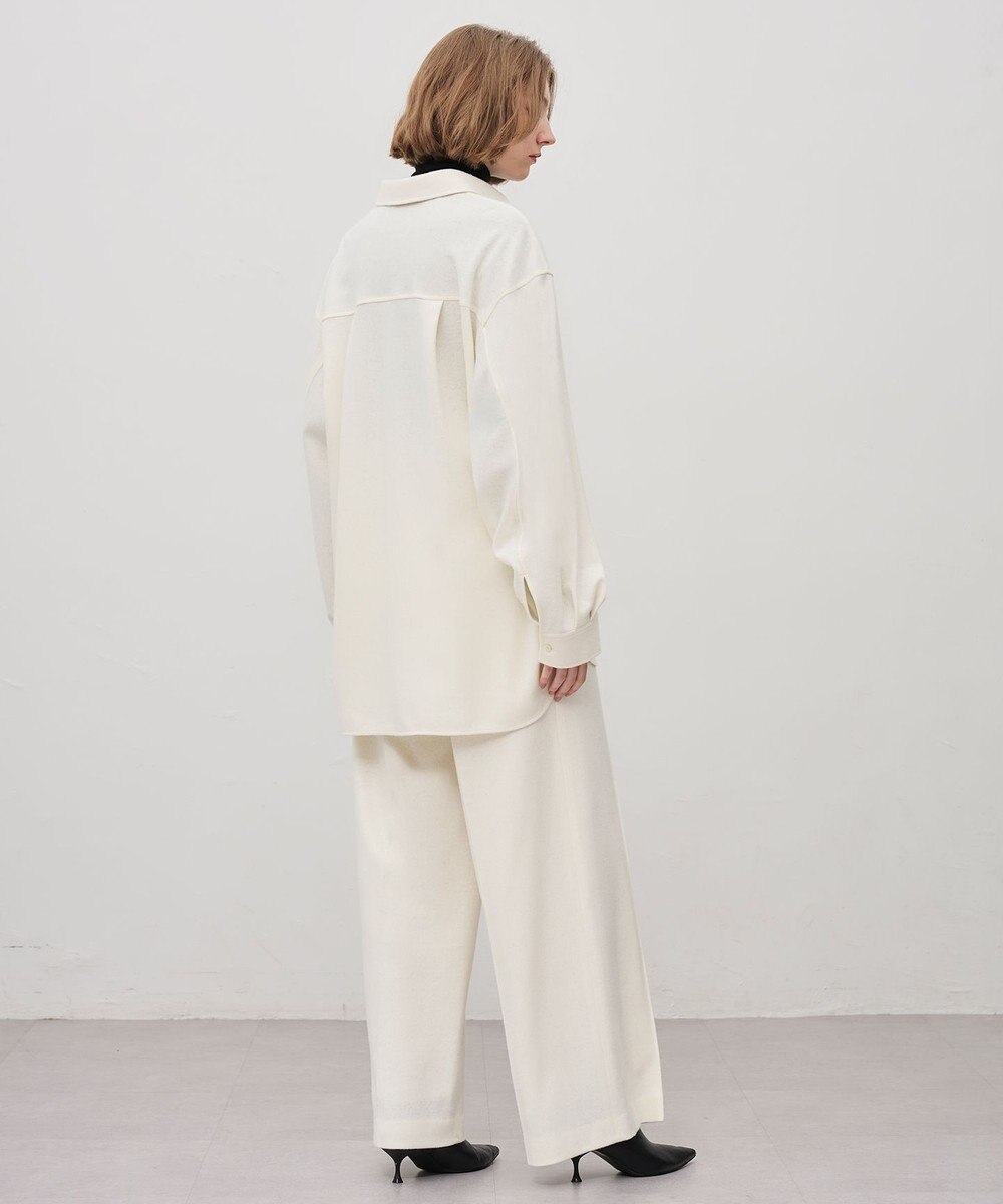 uncrave コンプレストウール ストレートパンツ 