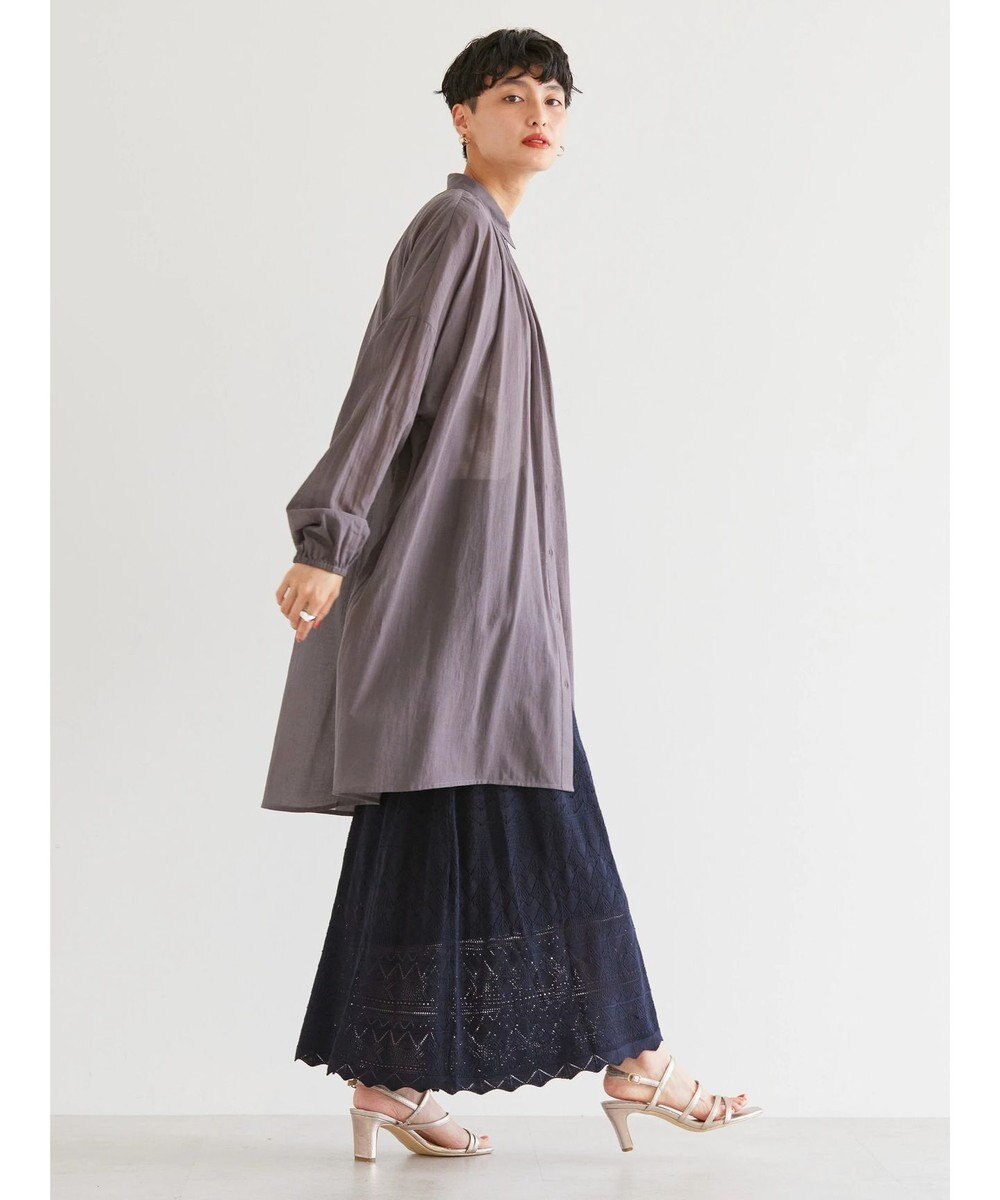 AMERICAN HOLIC シアーＢＩＧシルエットシャツチュニック 