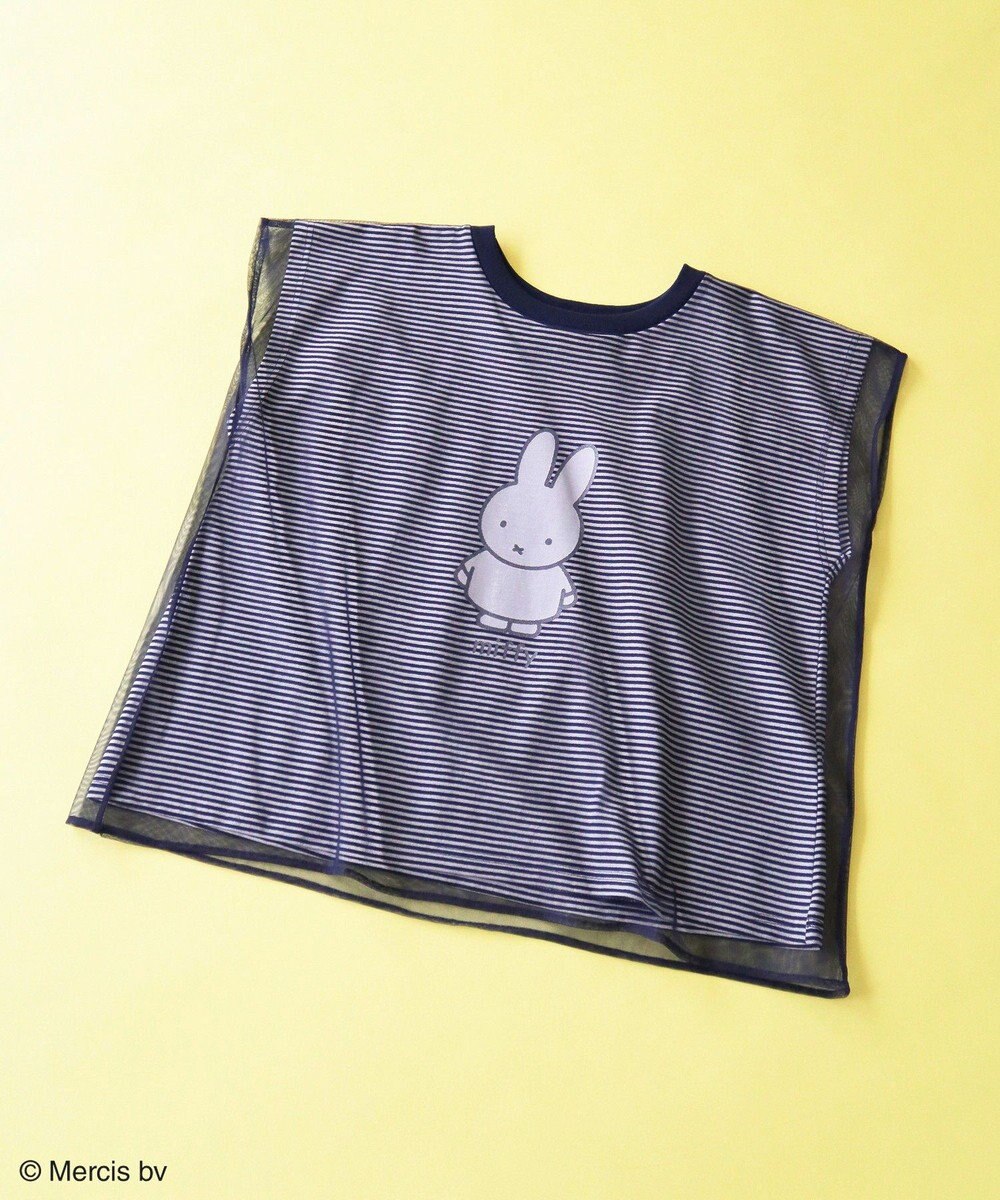Green Parks ｍｉｆｆｙ／チュールドッキングプリントＴシャツ 