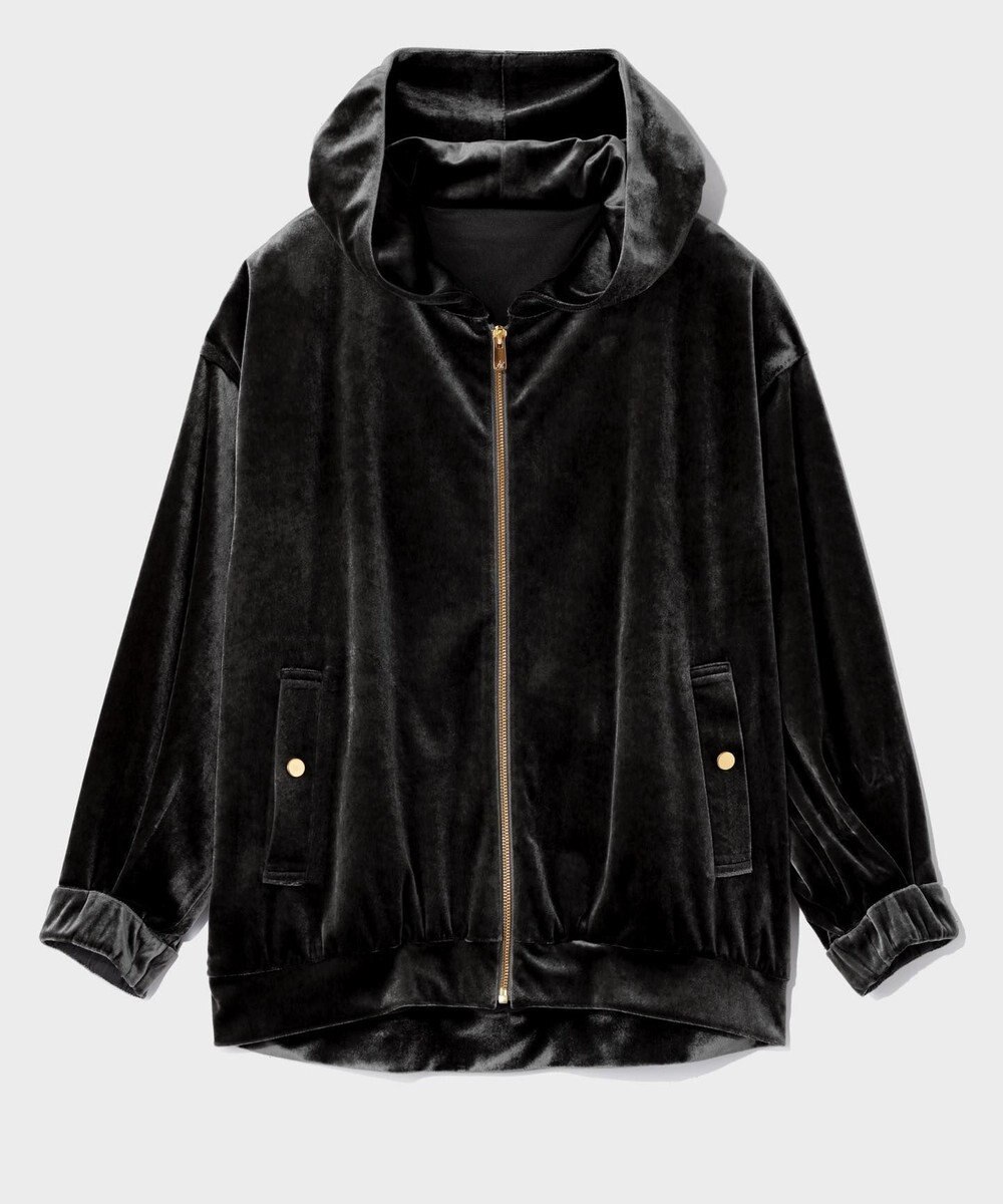 GRACE CONTINENTAL トリアセベロアフーディー 