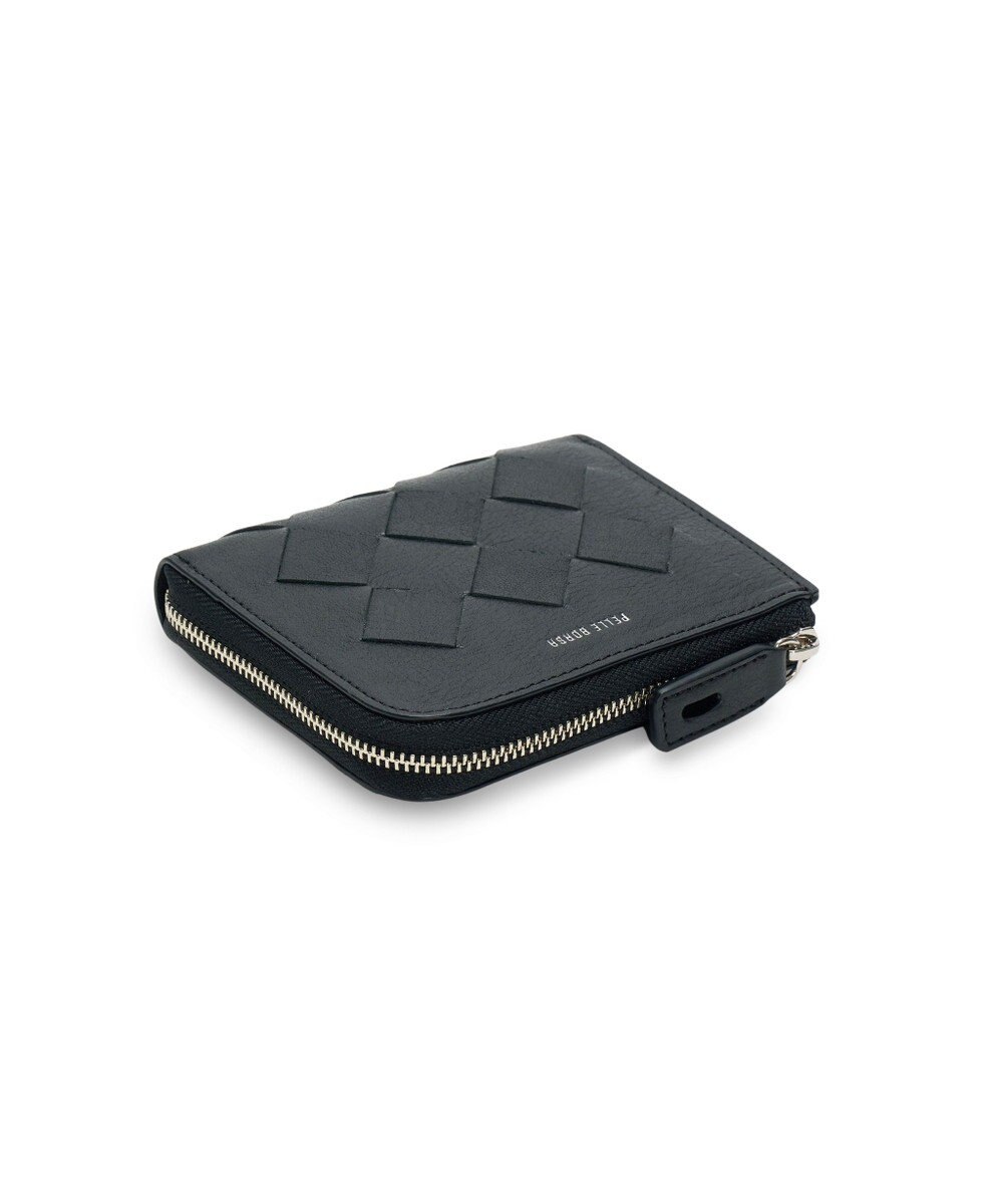 PELLE BORSA メッシュL字ファスナーミニ財布 Chrono Weave クロノウィーブ 5842 