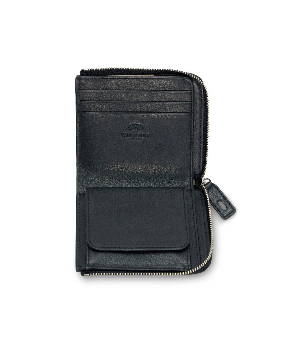 PELLE BORSA メッシュL字ファスナーミニ財布 Chrono Weave クロノウィーブ 5842 