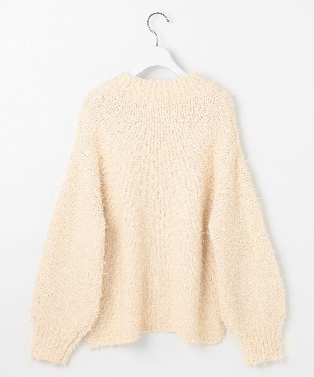 ANY SIS 【洗える】リボンヤーンミックス ニット 