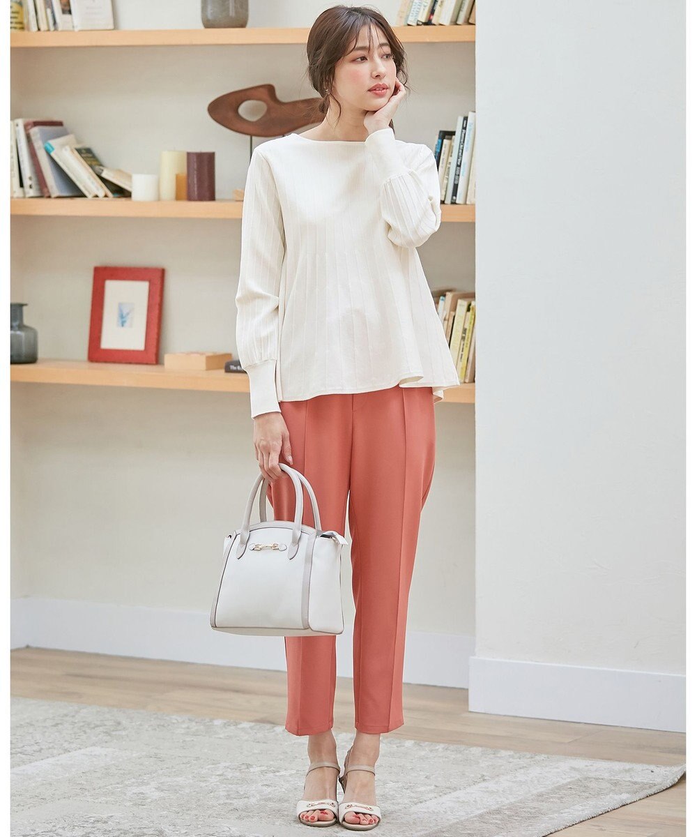 ANY SIS L 【洗える】ペプラム ニット 