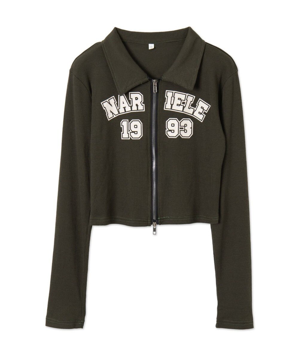 WEGO WジップナンバリングロゴロンT 