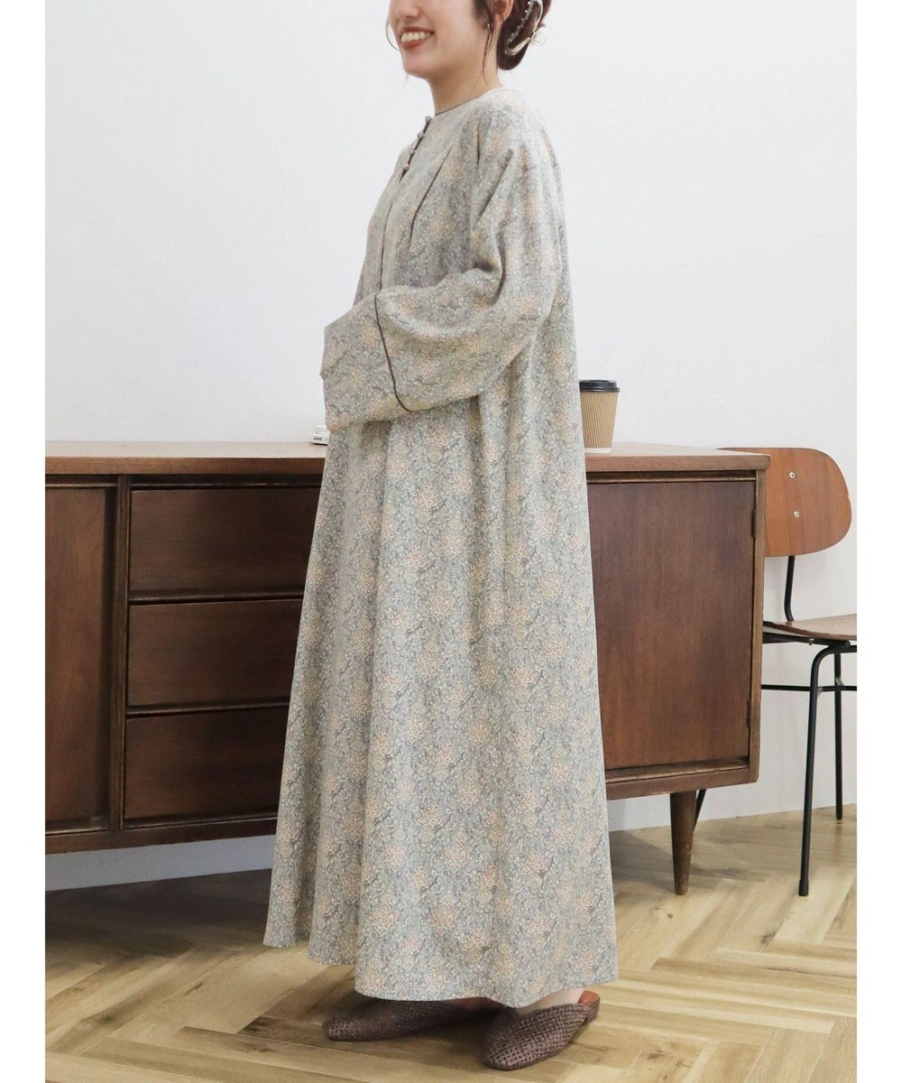 CRAFT STANDARD BOUTIQUE パイピングカフタンワンピース 