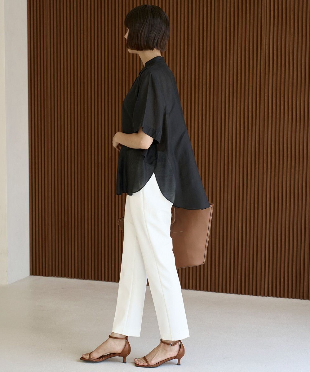 UNFILO 【WEB限定】BEAUTY MOVE センタープレス テーパードパンツ 