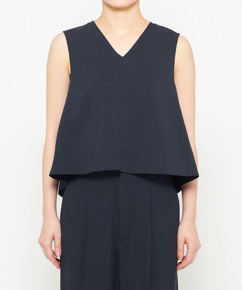 uncrave ウォッシャブルドライサップ テントラインブラウス 