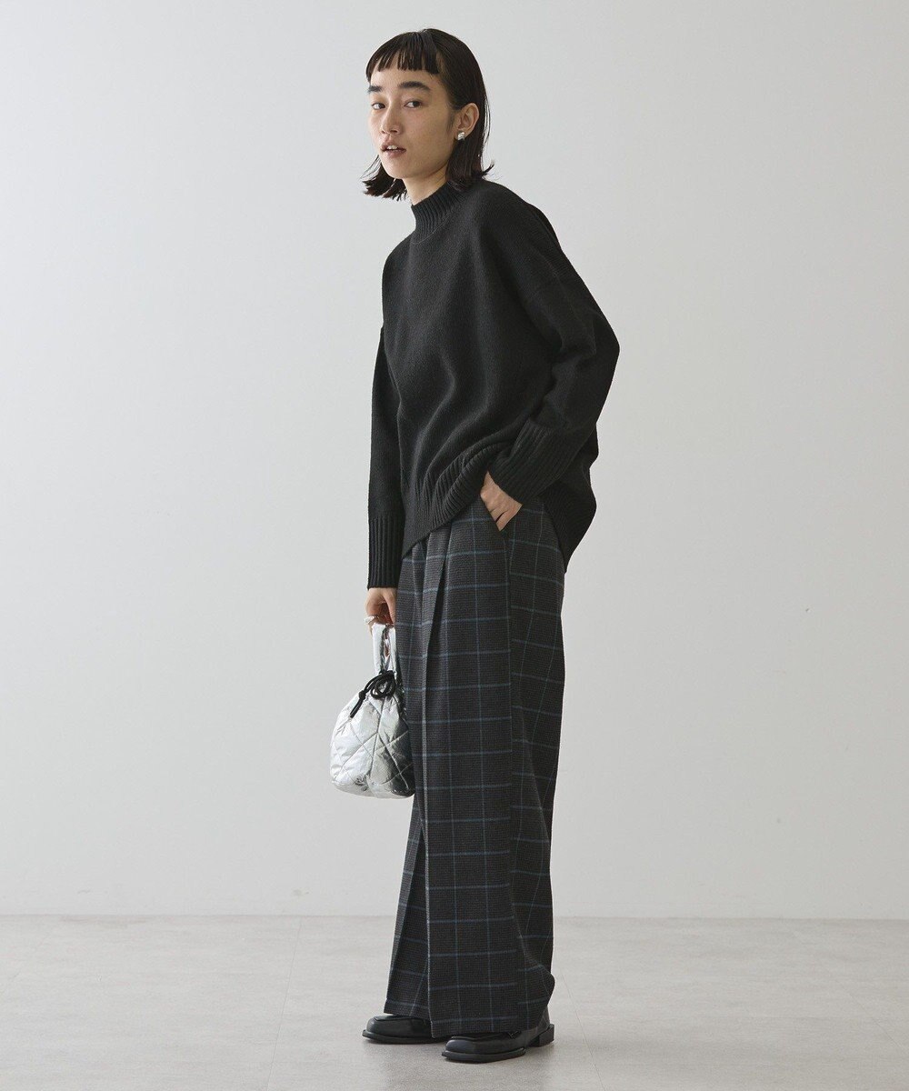 AMERICAN HOLIC モックネックコクーンニットプルオーバー 