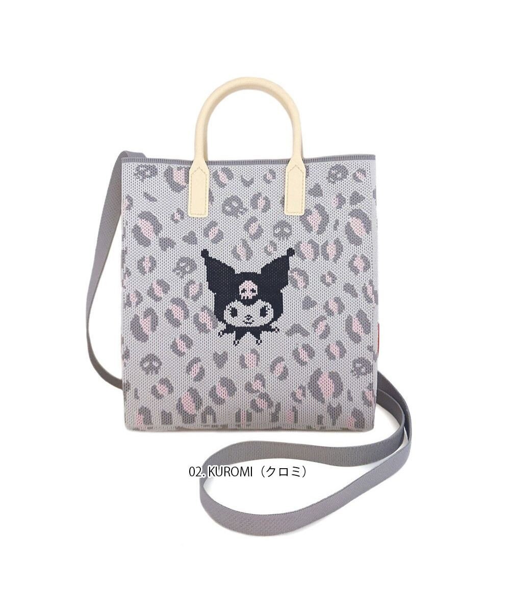 ROOTOTE 8379【キティ＆クロミ】IP.スクエア.シリコンハンドル.サンリオ-A 