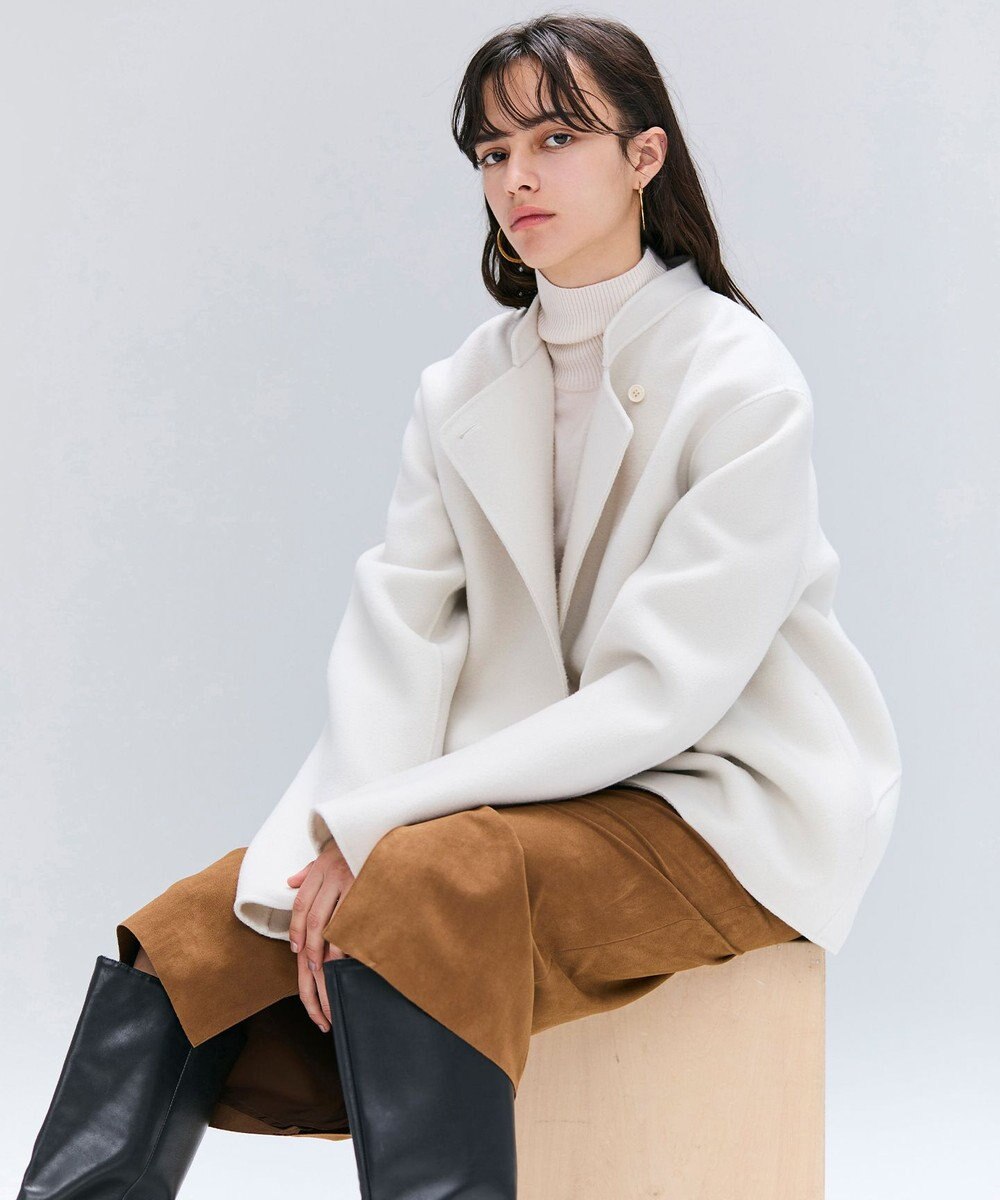 BEIGE， CISCO / フェイクスエードIラインスカート 