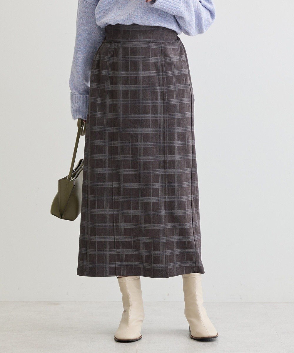 Green Parks ・ＥＬＥＮＣＡＲＥ　ＤＵＥ　チェックナロースカート 