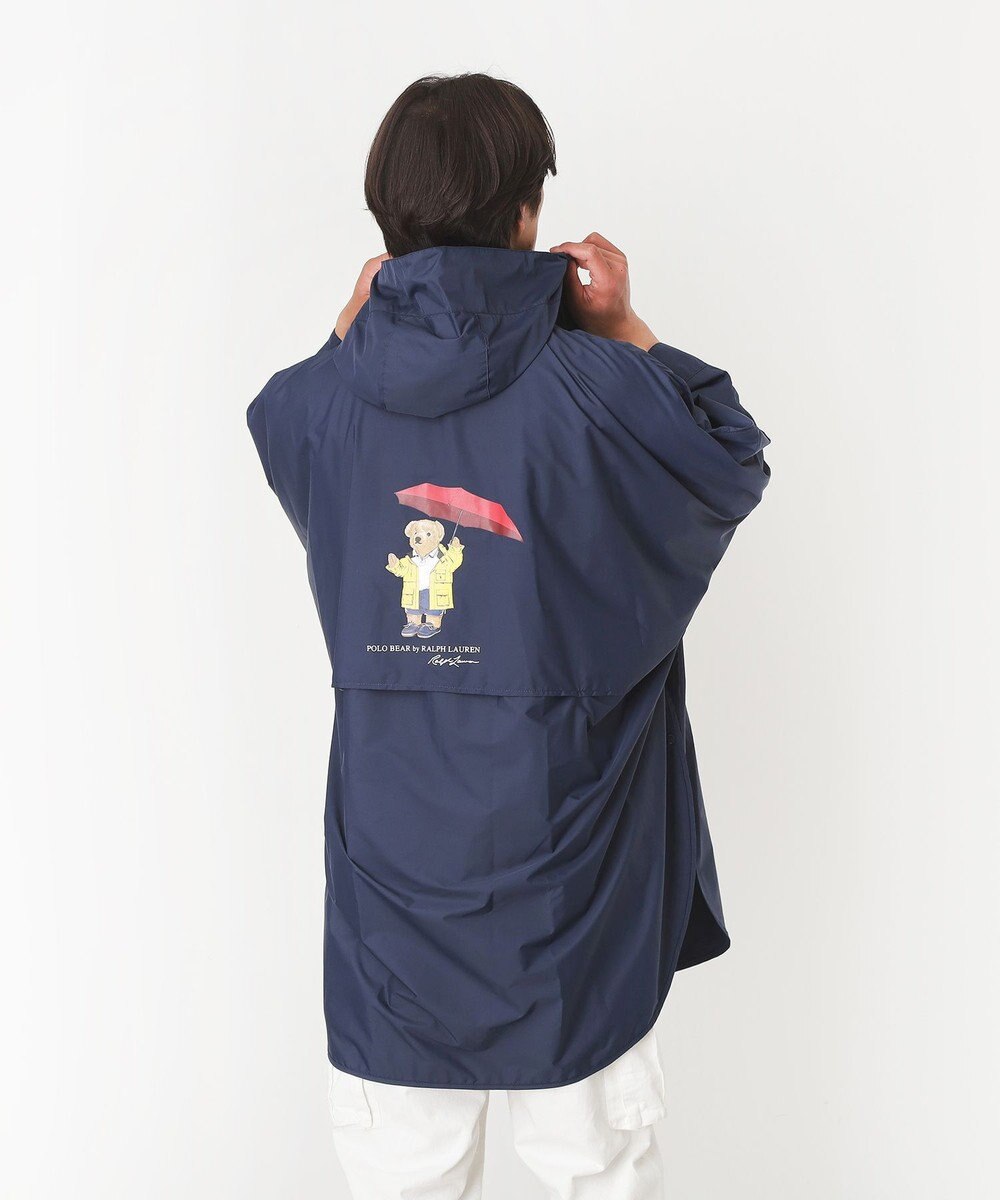MOONBAT POLO RALPH LAUREN レインポンチョ レインベア 50デニール生地／着丈98cm 収納袋付き 