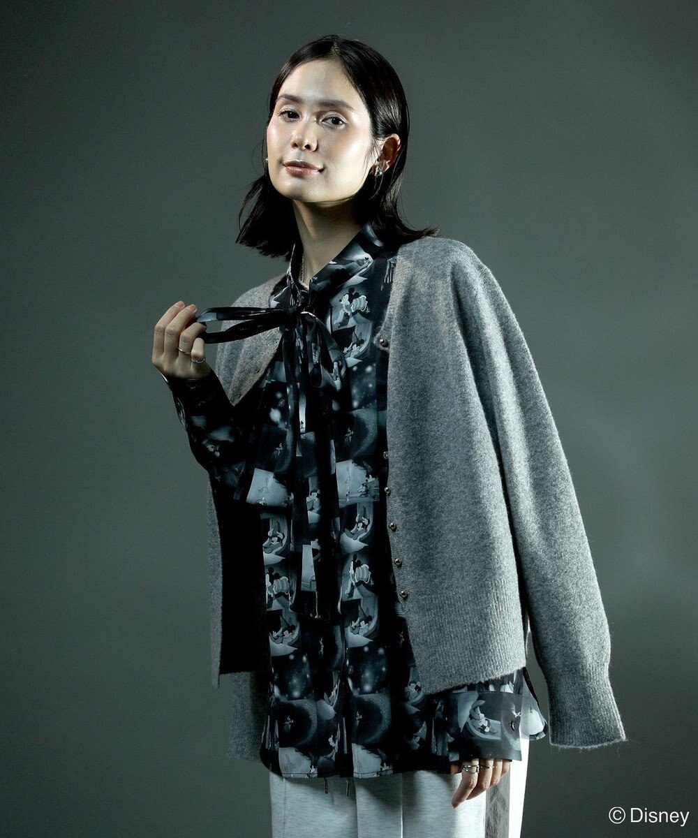 Green Parks ＦＡＮＴＡＳＩＡ／総柄ボウタイブラウス 