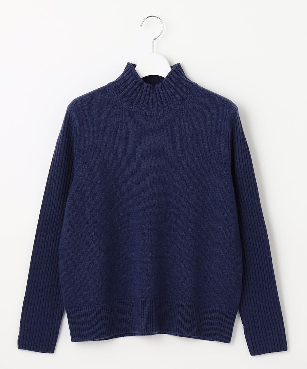 J.PRESS LADIES L 【洗える】CASHBIT ハイネック ニット 