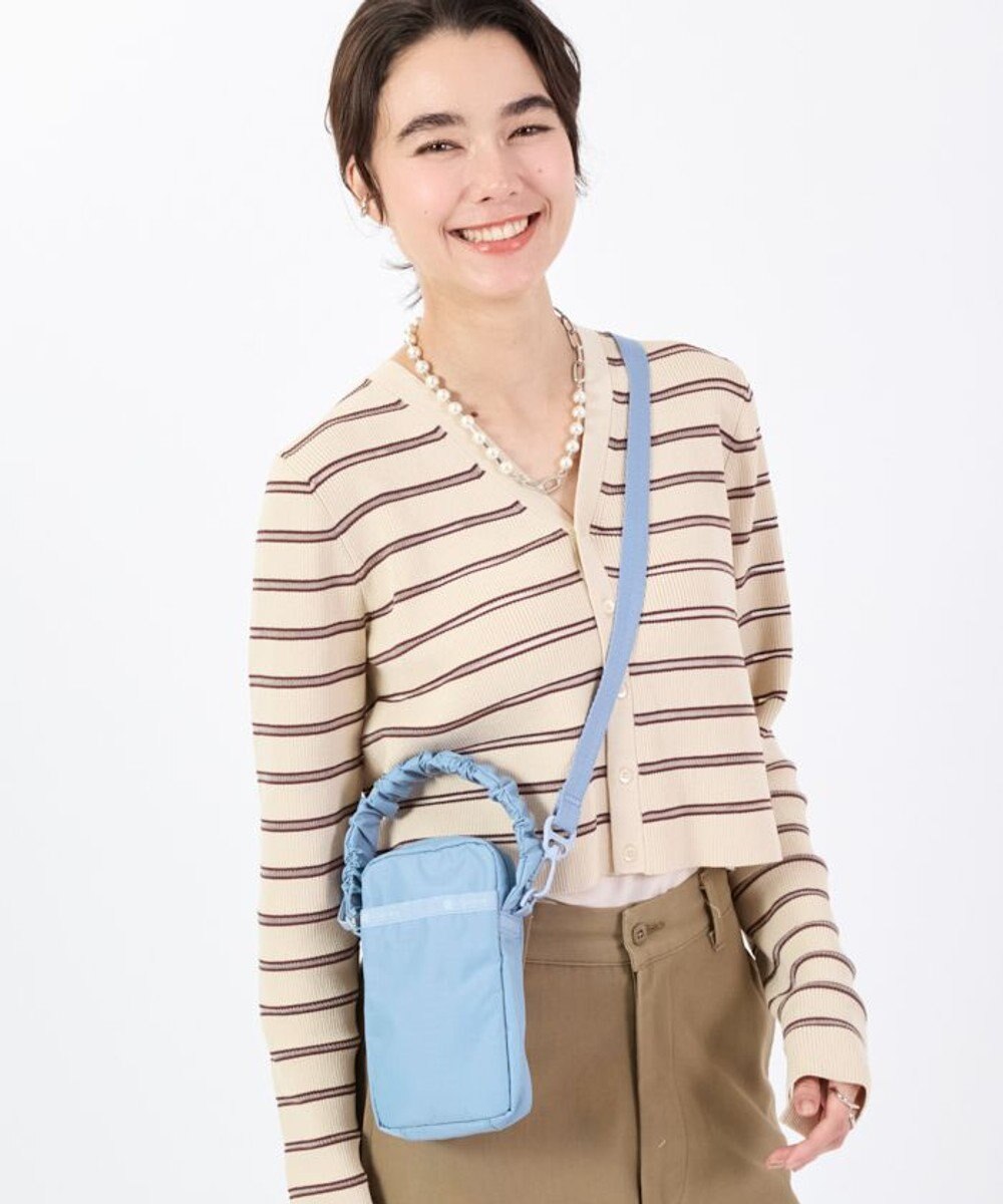LeSportsac GH MINI PHONE XBODY/スレートブルー 