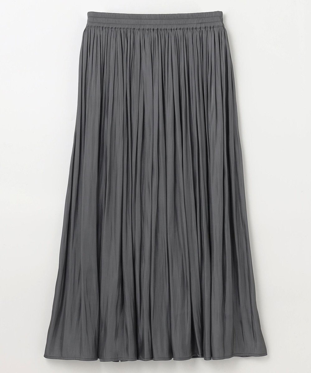 ANY 【ウエストゴム】シャイニーギャザースカート 