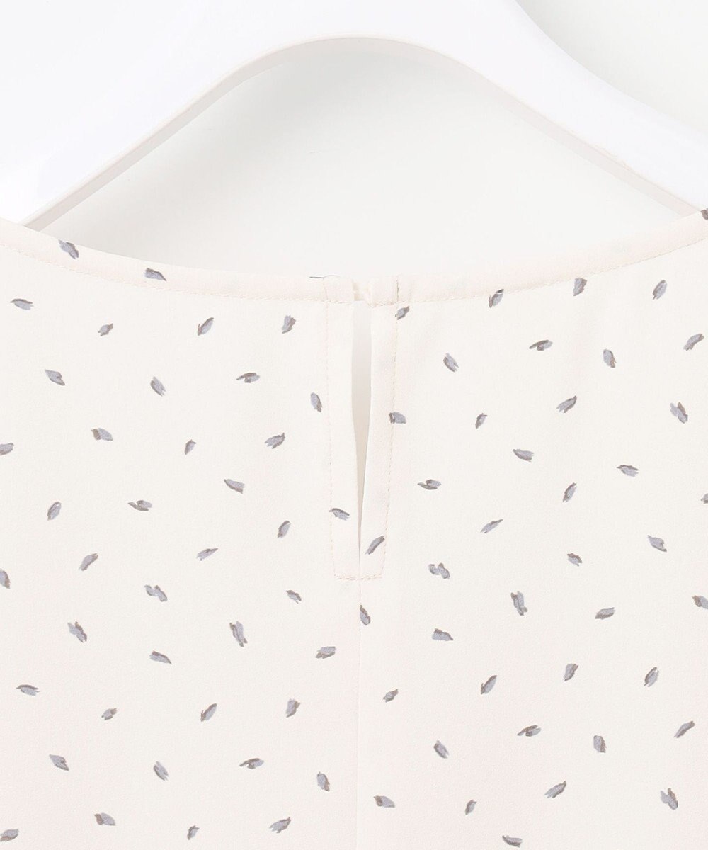 ANY SIS L 【洗える】ラッフルフレアビジュー ブラウス 