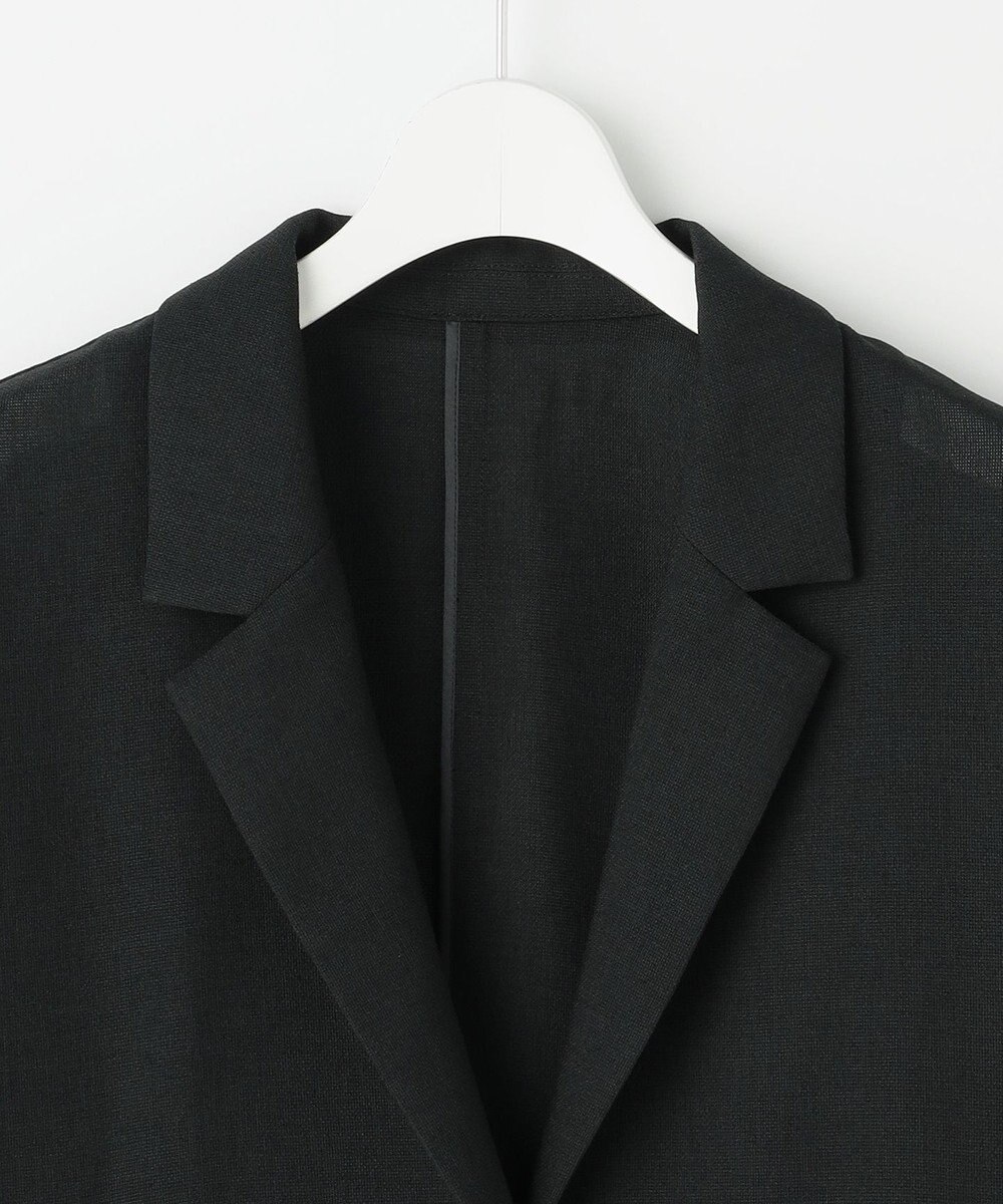 自由区 L 【人気素材・NEWアイテム】ラスティックメッシュハーフスリーブ ジャケット 